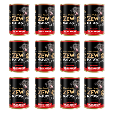 Zew Natury Mono Protein Rindfleisch 12x400g