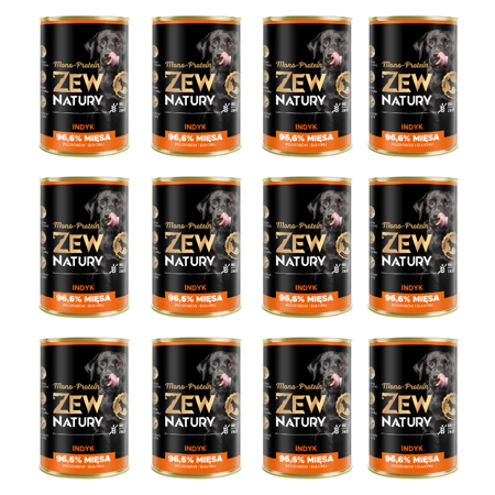 Zew Natury Mono Protein Truthahn 12x400g