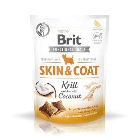 Brit Care Functional Snack Skin & Coat Krill 150g