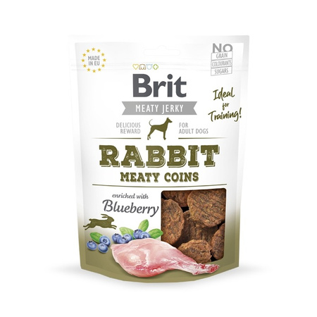 Brit Jerky Snack Rabbit Meaty Coins 80g