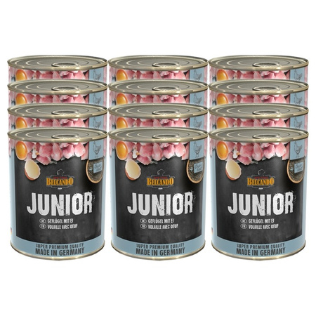 Belcando Junior Geflügel und Eier 800g x 12