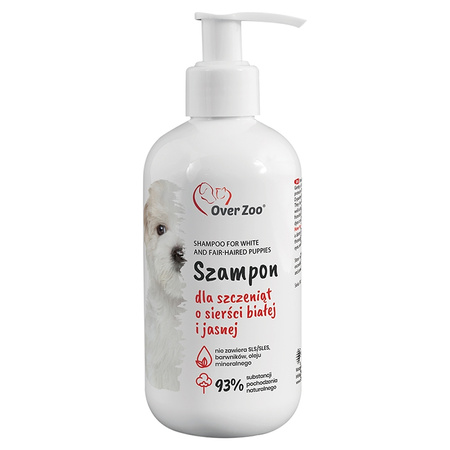 Over Zoo Shampoo für Welpen mit weißem Fell 250ml