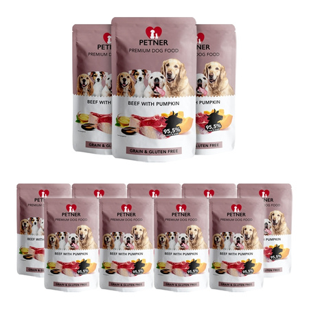 Petner Rindfleisch mit Kürbis 500g x 12