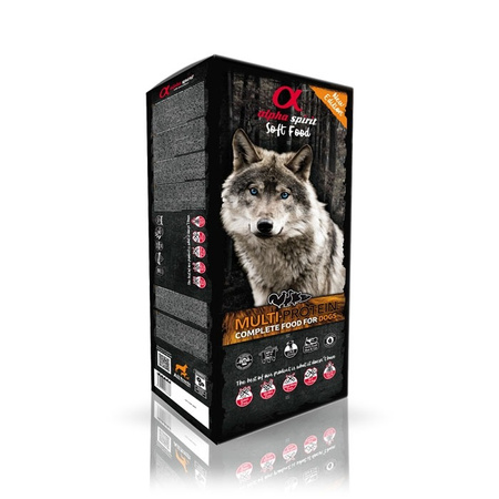 Alpha Spirit Multiprotein Trocken- und Nassfutter 9kg