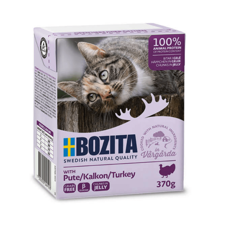 Bozita Feline in Gelee Truthahn 370g x 12