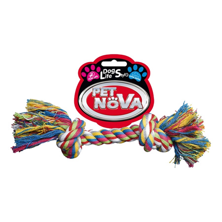 Pet Nova Baumwollschnur 2 Knoten 17cm 