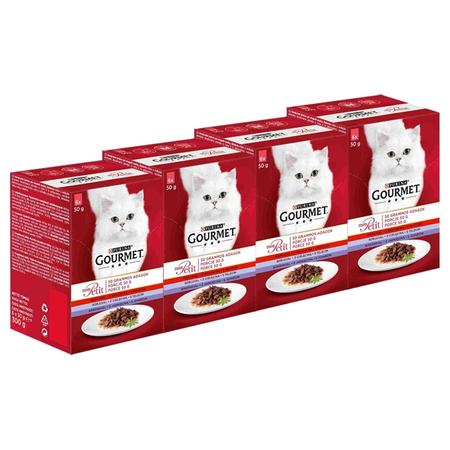 Gourmet Mon Petit mix Fleisch 50g x 24 (multipak x 4)